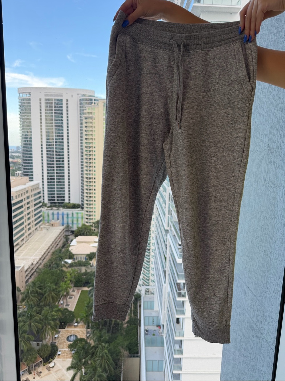 Uniqlo Grey Women's Jogger Track Pants